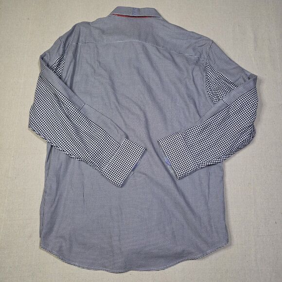 Robert Graham Black White Houndstooth Button Down Dress Shirt Mens Size 3XL - Picture 2 of 7